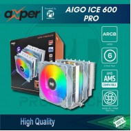 Aigo ICE 600 PRO 6 Heat Pipe Dual Fan CPU Cooler ARGB Prosesor Aigo ICE 600 PRO 6 Heat Pipe Dual Fan CPU Cooler ARGB Prosesor