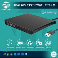 Profftech DVD-RW External USB 3.0 Drive Burner Player