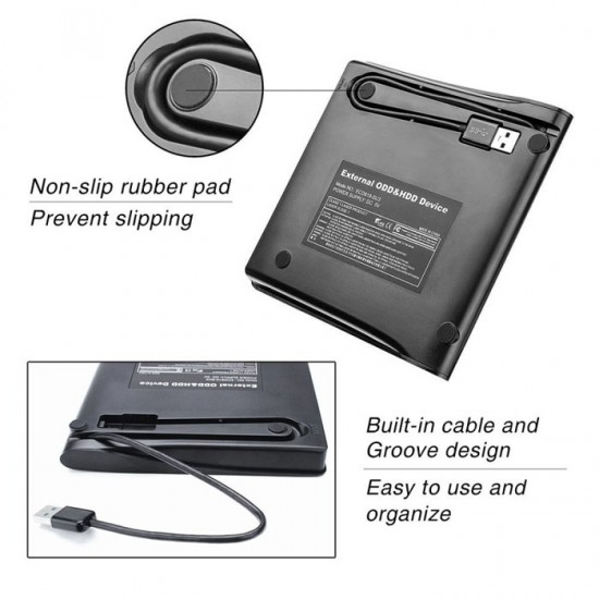 Profftech DVD-RW External USB 3.0 Drive Burner Player Profftech DVD-RW External USB 3.0 Drive Burner Player