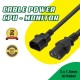 Profftech Kabel Power CPU to Monitor UPS C14-C15 2 Meter 1.5mm Profftech Kabel Power CPU to Monitor UPS C14-C15 2 Meter 1.5mm