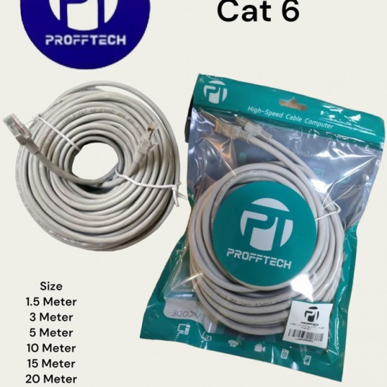 Profftech Kabel LAN Cat 6 3 Meter UTP Profftech Kabel LAN Cat 6 3 Meter UTP