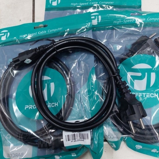 Profftech Kabel Power Notebook Adaptor 3 Lubang 1.8 Meter 1.25mm Profftech Kabel Power Notebook Adaptor 3 Lubang 1.8 Meter 1.25mm