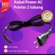 Profftech Kabel Power Printer 1.5 Meter 2 Lubang Angka 8 Profftech Kabel Power Printer 1.5 Meter 2 Lubang Angka 8