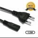 Profftech Kabel Power Printer 1.5 Meter 2 Lubang Angka 8 Profftech Kabel Power Printer 1.5 Meter 2 Lubang Angka 8