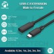 Profftech Kabel Type C Extension 1 Meter USB-C Male to Female Profftech Kabel Type C Extension 1 Meter USB-C Male to Female