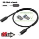 Profftech Kabel Type C Extension 1 Meter USB-C Male to Female Profftech Kabel Type C Extension 1 Meter USB-C Male to Female