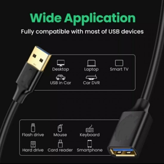 Profftech Kabel USB Extension 1.5 Meter 3.0 Male to Female Profftech Kabel USB Extension 1.5 Meter 3.0 Male to Female