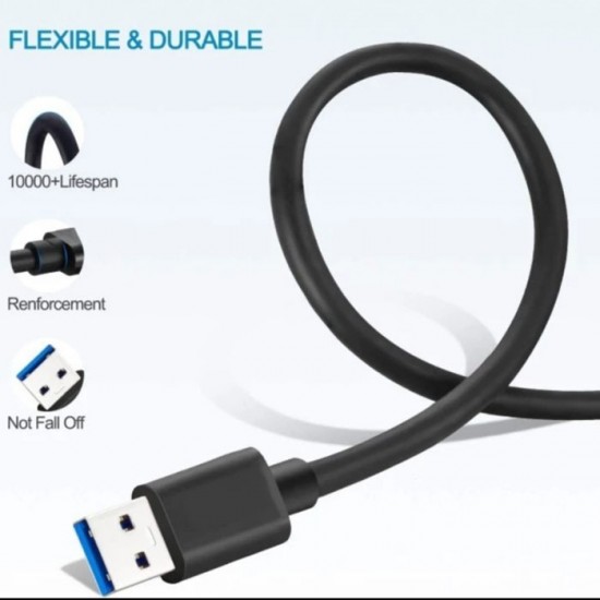 Profftech Kabel USB 3.0 Cable Male to Male 0.5 Meter Profftech Kabel USB 3.0 Cable Male to Male 0.5 Meter