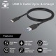 Profftech Kabel USB 3.0 to Type C 3.1 2 Meter Cable Sync Charge Profftech Kabel USB 3.0 to Type C 3.1 2 Meter Cable Sync Charge