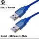 Profftech Kabel USB 2.0 Cable Male to Male 0.5 Meter Profftech Kabel USB 2.0 Cable Male to Male 0.5 Meter
