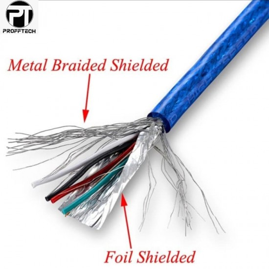 Profftech Kabel USB 2.0 Cable Male to Male 0.5 Meter Profftech Kabel USB 2.0 Cable Male to Male 0.5 Meter