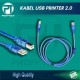 Profftech Kabel USB Printer 1.5 Meter 2.0 Transparan Profftech Kabel USB Printer 1.5 Meter 2.0 Transparan