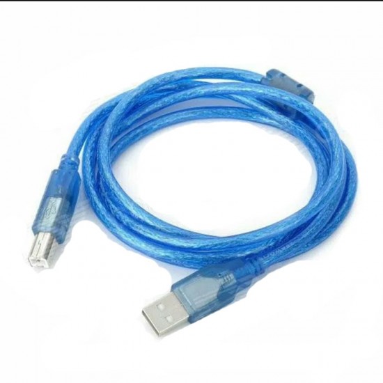 Profftech Kabel USB Printer 1.5 Meter 2.0 Transparan Profftech Kabel USB Printer 1.5 Meter 2.0 Transparan