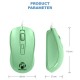 Profftech G100 Wired Optical Mouse Cable Click