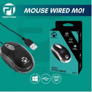 Profftech M01 Wired Optical Mouse Optik Cable USB