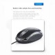 Profftech M01 Wired Optical Mouse Optik Cable USB Profftech M01 Wired Optical Mouse Optik Cable USB