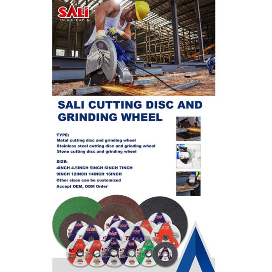 SALI Cutting Disc 4 Inch 107x1.0x16mm Batu Potong Besi SALI Cutting Disc 4 Inch 107x1.0x16mm Batu Potong Besi