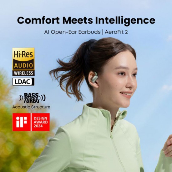 ANKER Soundcore AeroFit 2 Open Ear Earbuds Earphone Bluetooth Wireless A3874 ANKER Soundcore AeroFit 2 Open Ear Earbuds Earphone Bluetooth Wireless A3874