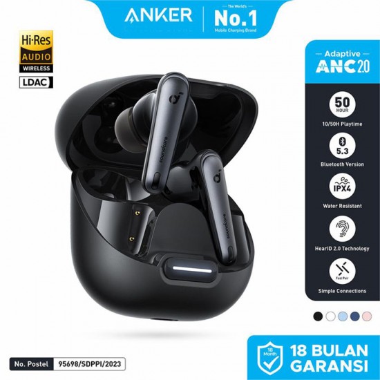 ANKER Soundcore Liberty 4 NC Earbud Earphone Bluetooth TWS Adaptive Noise Canceling A3947 ANKER Soundcore Liberty 4 NC Earbud Earphone Bluetooth TWS Adaptive Noise Canceling A3947