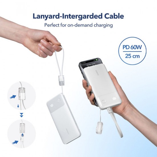 ANKER A1388 Powerbank 10000mAh 22.5W Pocket Sized Powe Boost ANKER A1388 Powerbank 10000mAh 22.5W Pocket Sized Powe Boost
