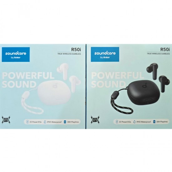 ANKER Soundcore R50i Earbud Earphone Bluetooth TWS A3949 ANKER Soundcore R50i Earbud Earphone Bluetooth TWS A3949