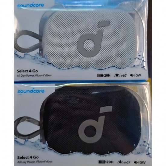 Anker A31X1 Soundcore Select 4 Go Bluetooth Speaker Ultra Portable Waterproof Dustproof Anker A31X1 Soundcore Select 4 Go Bluetooth Speaker Ultra Portable Waterproof Dustproof