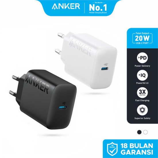 Anker Wall Charger 20W USB-C Ultra Fast Charging A2347 Anker Wall Charger 20W USB-C Ultra Fast Charging A2347