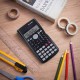 Calculator Sekolah Ilmiah Hitam KK-82MS-D Kalkulator Scientific Calculator Sekolah Ilmiah Hitam KK-82MS-D Kalkulator Scientific
