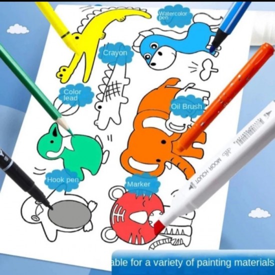 Kertas Mewarnai 3Mx30cm Doodling Picture Roll Poster Kertas Mewarnai 3Mx30cm Doodling Picture Roll Poster