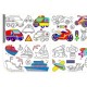 Kertas Mewarnai 3Mx30cm Doodling Picture Roll Poster Kertas Mewarnai 3Mx30cm Doodling Picture Roll Poster