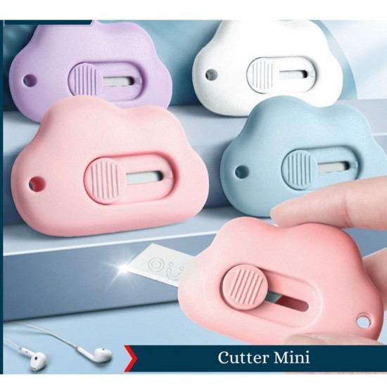 Cutter Mini Model Awan Pisau Pemotong Kertas Cutter Mini Model Awan Pisau Pemotong Kertas