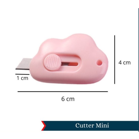 Cutter Mini Model Awan Pisau Pemotong Kertas Cutter Mini Model Awan Pisau Pemotong Kertas