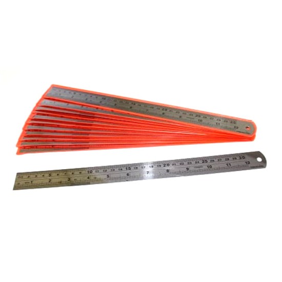 Penggaris Besi 30 cm - Ruler Stainless 30cm Penggaris Besi 30 cm - Ruler Stainless 30cm