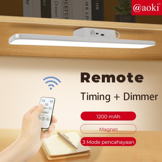 Aoki AK-237A Lampu LED Remote Magnetic Gantungan Recharge Bulat 26cm Aoki AK-237A Lampu LED Remote Magnetic Gantungan Recharge Bulat 26cm