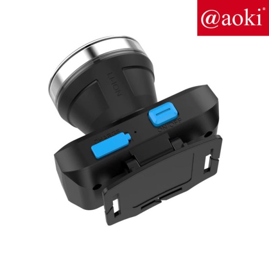 Aoki AK-3678L Professional Head Lamp 15W IP65 Senter Kepala LED 2400mAh Aoki AK-3678L Professional Head Lamp 15W IP65 Senter Kepala LED 2400mAh
