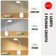 Aoki AK-6059 Lampu Meja Belajar LED Sentuh 3 Warna Tempat Pulpen Aoki AK-6059 Lampu Meja Belajar LED Sentuh 3 Warna Tempat Pulpen