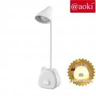 Aoki AK-6103 Lampu Meja Belajar Model Kucing LED Table Lamp 1200mAh