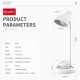 Aoki AK-6106 Lampu Meja Belajar UFO Kucing LED Table Lamp 1200mAh Aoki AK-6106 Lampu Meja Belajar UFO Kucing LED Table Lamp 1200mAh