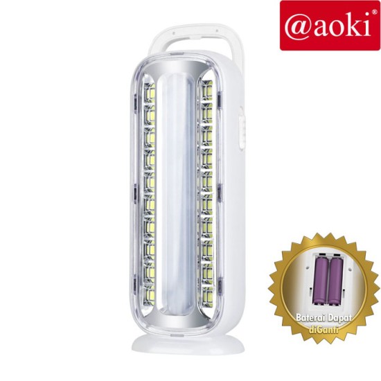 Aoki AK-7821 Lampu Camping 35SMD 2400mAh Emergency Lamp Aoki AK-7821 Lampu Camping 35SMD 2400mAh Emergency Lamp