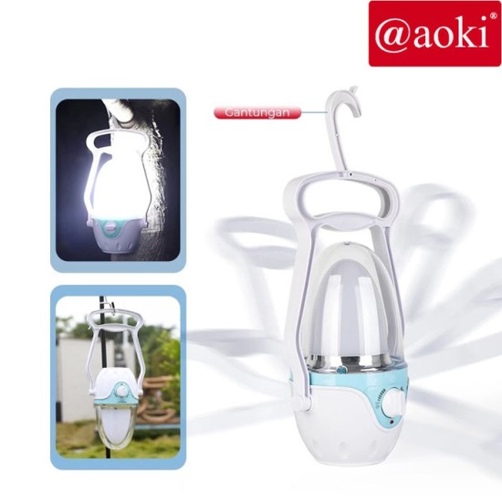 Aoki AK-7833 Lampu Camping 40SMD 1700mAh Emergency Lamp Aoki AK-7833 Lampu Camping 40SMD 1700mAh Emergency Lamp