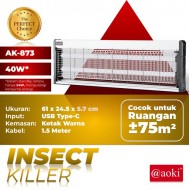 Aoki AK-873 Mosquito Killer Lamp UV Perangkap Nyamuk Lalat 40 Watt