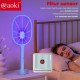 Aoki AK-896 Raket Nyamuk Sensor 2 in 1 Mosquito Swatter Photosensitive Aoki AK-896 Raket Nyamuk Sensor 2 in 1 Mosquito Swatter Photosensitive