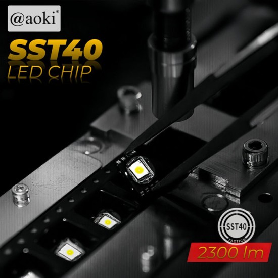 Aoki AK-L090 Senter Aluminum Laser Swat 90W Alloy Flashlight Aoki AK-L090 Senter Aluminum Laser Swat 90W Alloy Flashlight