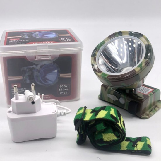 Aoki AK-S060 Professional Head Lamp 60W IP65 Senter Kepala LED 3600mAh Aoki AK-S060 Professional Head Lamp 60W IP65 Senter Kepala LED 3600mAh