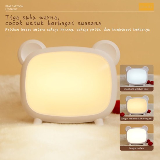 Aoki AK-YD03 Lampu Tidur LED Ambient Lamp 16SMD 1200mAh Aoki AK-YD03 Lampu Tidur LED Ambient Lamp 16SMD 1200mAh