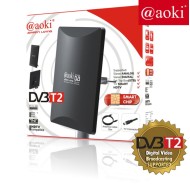 Aoki AT-3000 Antena TV Indoor Outdoor Antenna Digital DVB-T2 Booster