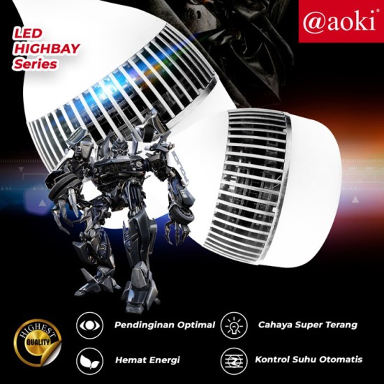Aoki HJ-3100 Lampu LED High Power Highbay King Kong 100 Watt 100W Aoki HJ-3100 Lampu LED High Power Highbay King Kong 100 Watt 100W