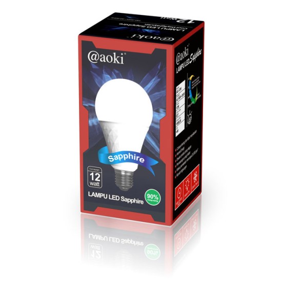 Aoki AS-12W Sapphire Lampu LED 12 Watt Light Bulb Bohlam E27 Aoki AS-12W Sapphire Lampu LED 12 Watt Light Bulb Bohlam E27