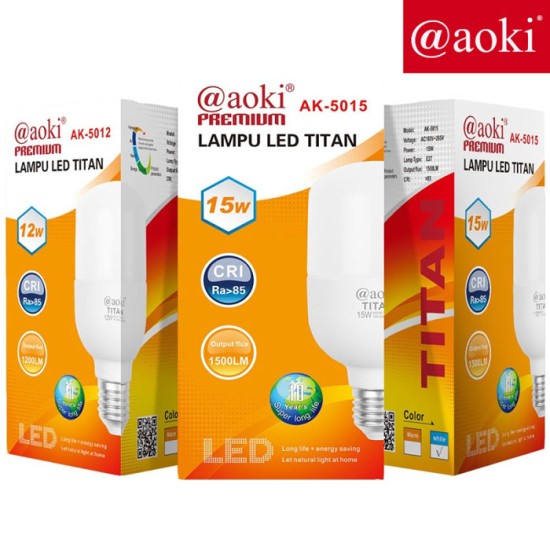 Aoki AK-5055 Titan Lampu LED 55 Watt Capsule Bohlam E27 Aoki AK-5055 Titan Lampu LED 55 Watt Capsule Bohlam E27