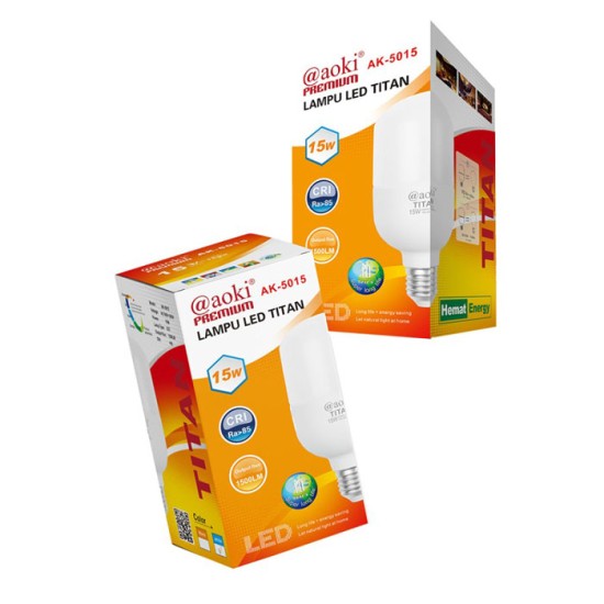 Aoki AK-5055 Titan Lampu LED 55 Watt Capsule Bohlam E27 Aoki AK-5055 Titan Lampu LED 55 Watt Capsule Bohlam E27
